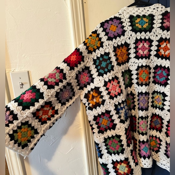 Handmade Granny Square Cardigan - Picture 2 of 5